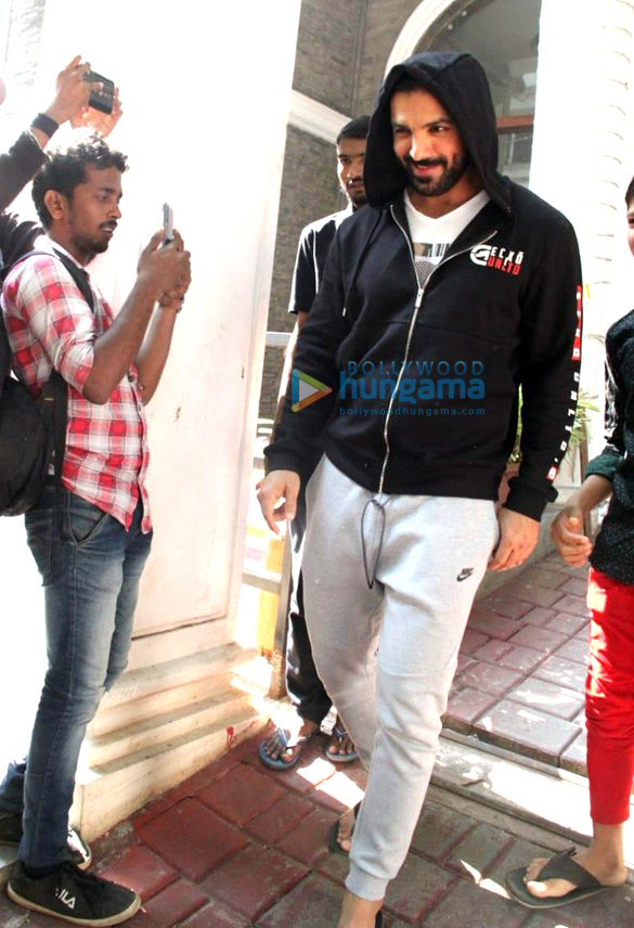 Photos: John Abraham spotted in Bandra Photos: John Abraham spotted in Bandra