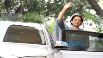 Photos: Kangana Ranaut spotted at a dance class in Bandra