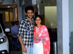 Photos: Kartik Aaryan and Sara Ali Khan spotted at Sunny Super Sound in Juhu