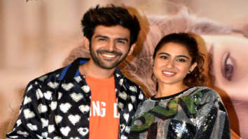 Photos: Kartik Aaryan and Sara Ali Khan grace the trailer launch of their film Love Aaj Kal