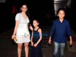Photos: Maanyata Dutt spotted with her kids at Hakkasan in Bandra
