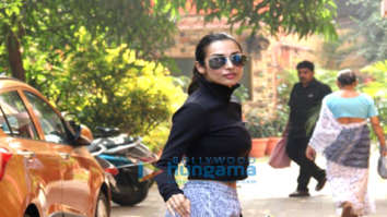 Photos: Malaika Arora, Amrita Arora and Janhvi Kapoor spotted at the gym