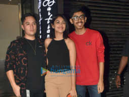 Photos: Mrunal Thakur snapped with friends at Bastian in Bandra
