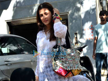 Photos: Nupur Sanon spotted at Jackky Bhagnani's office