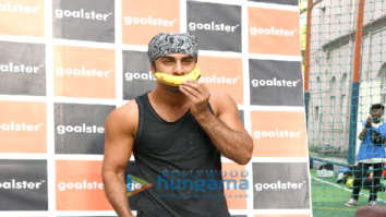 Photos: Ranbir Kapoor, Aparshakti Khurana, Dino Morea and others snapped during a football match