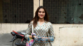 Photos: Saiee Manjrekar snapped at a dance class in Andheri