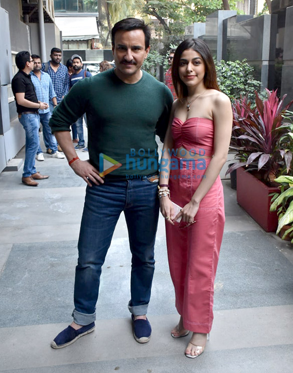 Photos: Saif Ali Khan and Alaya Furniturewalla snapped during Jawaani Jaaneman promotions Photos: Saif Ali Khan and Alaya Furniturewalla snapped during Jawaani Jaaneman promotions