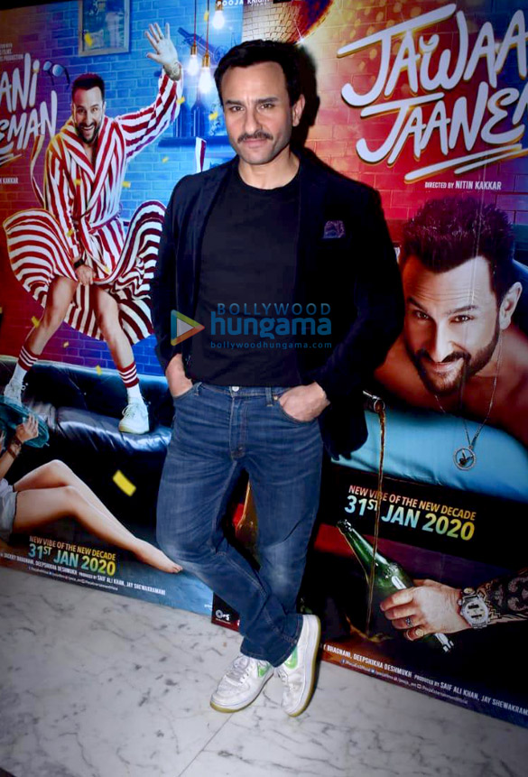 photos saif ali khan snapped promoting his film jawaani jaaneman 2