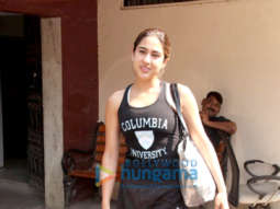 Photos: Sara Ali Khan and Janhvi Kapoor spotted at the Pilates gym