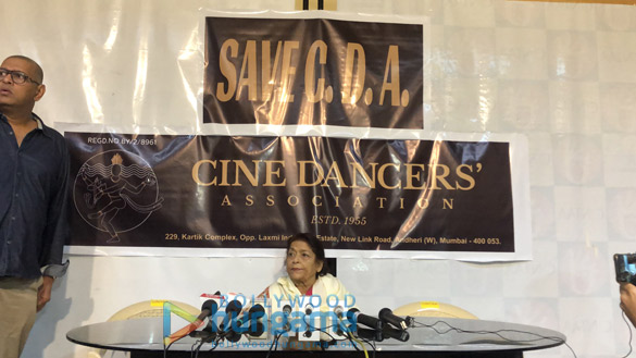 photos saroj khan snapped at the save cine dancer association event 1