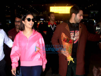 Photos: Shraddha Kapoor and Varun Dhawan snapped at the airport