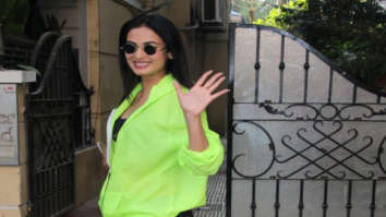 Photos: Sonal Chauhan snapped at Lean Kitchen in Bandra