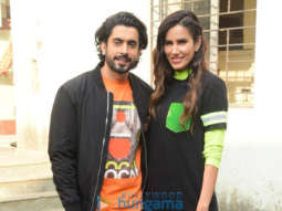 Photos: Sunny Singh Nijjar and Sonnalli Seygall snapped promoting their film Jai Mummy Di