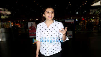 Photos: Taapsee Pannu, Vidhu Vinod Chopra and others snapped at the airport