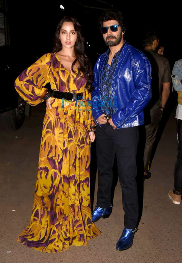 photos varun dhawan nora fatehi remo dsouza and prabhu dheva snapped promoting their film street dancer 3d 2