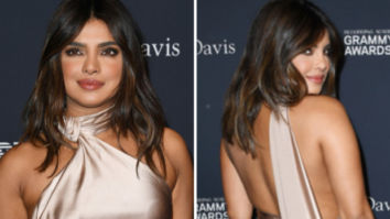 Priyanka Chopra goes glamorous in champagne colour Nicolas Jebran backless gown for Pre-Grammys 2020 party