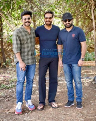 On The Sets From The Movie RRR