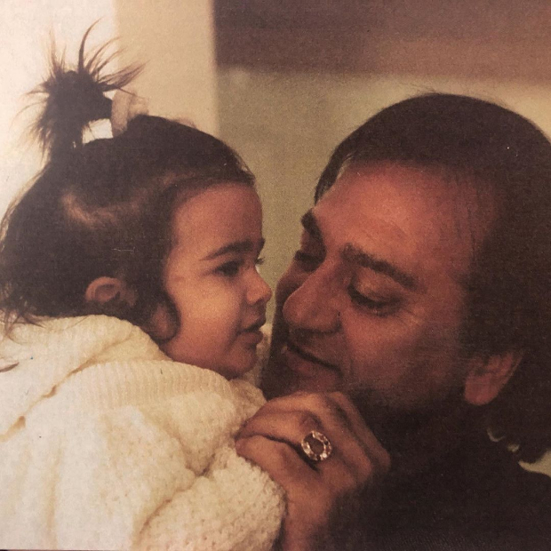 Sanjay Dutt’s daughter Trishala Dutt shares a throwback photo with Sunil Dutt