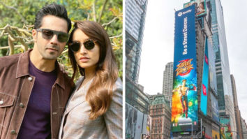 Varun Dhawan and Shraddha Kapoor starrer Street Dancer 3D posters get featured at the Times Square, New York!