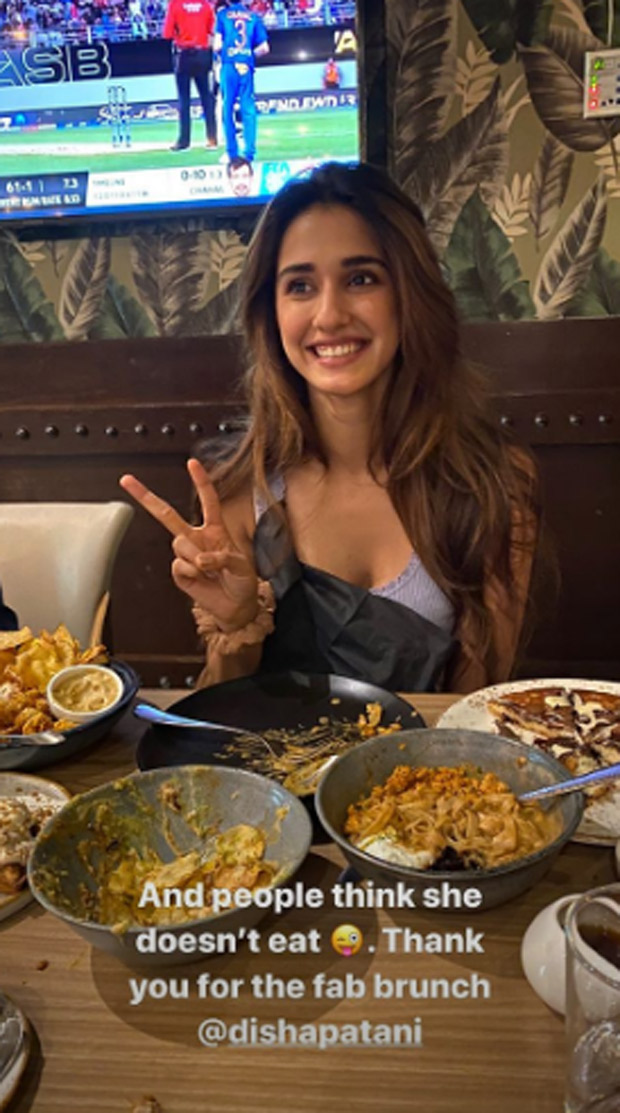 Disha Patani is a complete foodie, we got proof!
