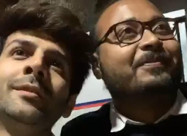 Love Aaj Kal actor Kartik Aaryan surprises his fans at a pav bhaji centre 