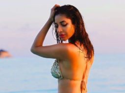 Sophie Choudry dreams of paradise in a shimmery golden bikini; see pic