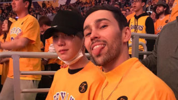 American singer Max Schneider reunites with BTS’ rapper Suga at Lakers game as they honour late Kobe Bryant