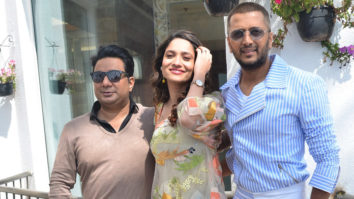 Ankita Lokhande, Riteish Deshmukh and Ahmed Khan snapped promoting their film Baaghi 3