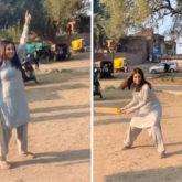 Bhumi Pednekar plays gully cricket with Bhopal residents amid Durgavati shooting, watch video