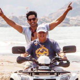 Varun Dhawan and 'daddy cool' David Dhawan ride an ATV in Goa, see photo