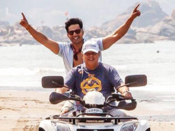 Varun Dhawan and ‘daddy cool’ David Dhawan ride an ATV in Goa, see photo