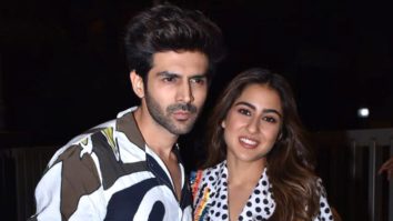 Kartik Aaryan and Sara Ali Khan snapped promoting their film Love Aaj Kal