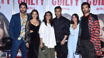 Kiara Advani and Karan Johar snapped at the trailer launch of Netflix’s web series Guilty at Juhu PVR