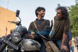 on the sets of the movie Love Aaj Kal