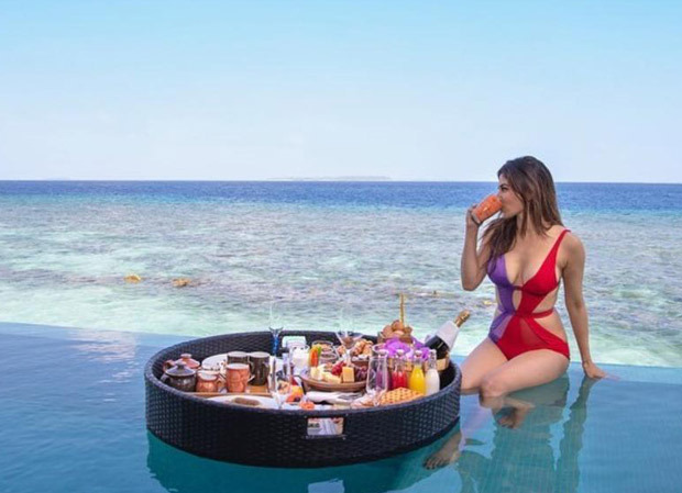 Mouni Roy gives major vacation vibes in two-toned monokini worth over Rs. 6000 only