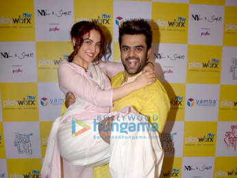 Photos: Shakti Mohan, Elli AvrRam, Maniesh Paul and others snapped during 'Break A Leg' shoot