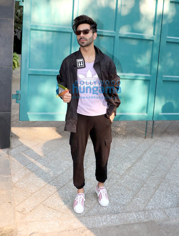 photos ananya panday and aparshakti khurrana spotted at maddock films office 1