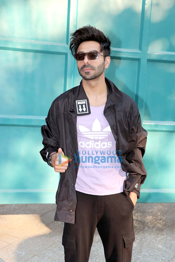 photos ananya panday and aparshakti khurrana spotted at maddock films office 4
