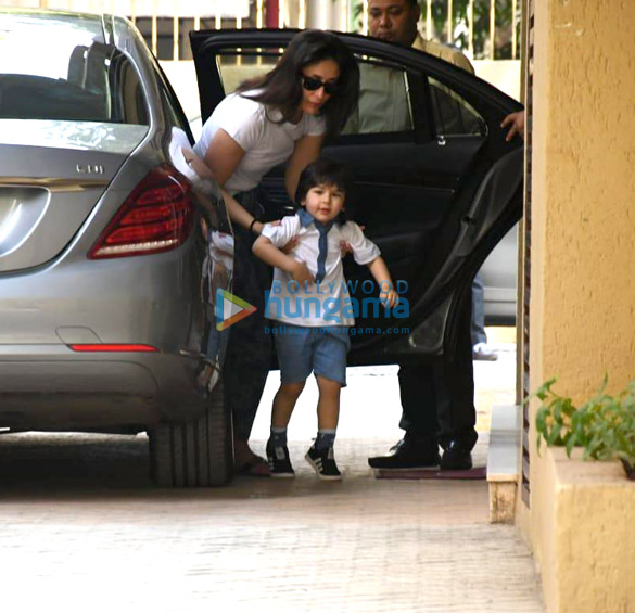 Photos: Kareena Kapoor Khan and Taimur Ali Khan spotted at Karisma Kapoor’s residence
