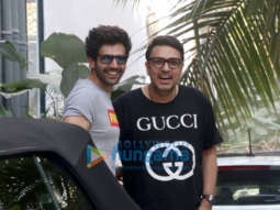 Photos: Kartik Aaryan and Janhvi Kapoor spotted at Maddock Films’ office