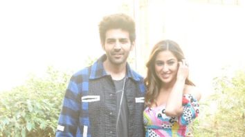 Photos: Kartik Aaryan and Sara Ali Khan snapped during Love Aaj Kal promotions
