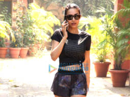 Photos: Malaika Arora spotted at Diva Yoga Studio in Bandra