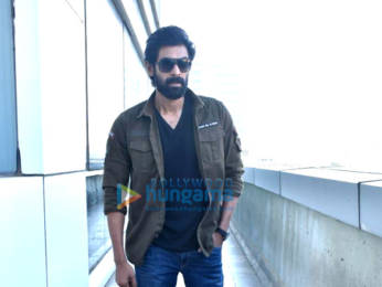 Photos: Rana Daggubati snapped at Eros Now office in Andheri