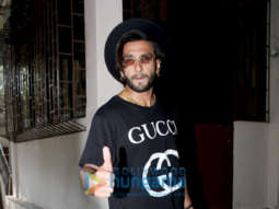 Photos: Ranveer Singh spotted at Shankar Mahadevan’s dubbing studio in Bandra