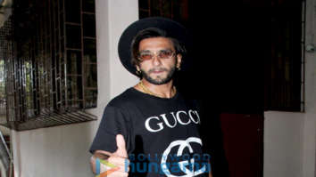 Photos: Ranveer Singh spotted at Shankar Mahadevan’s dubbing studio in Bandra