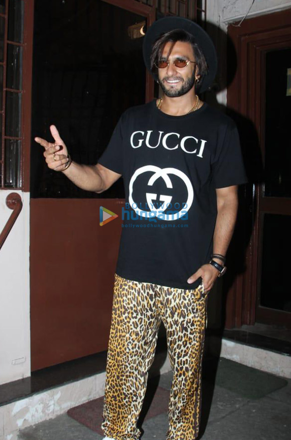 photos ranveer singh spotted at shankar mahadevans dubbing studio in bandra 992