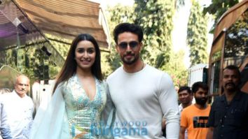Photos: Shraddha Kapoor, Tiger Shroff and Ahmed Khan snapped promoting their film Baaghi 3