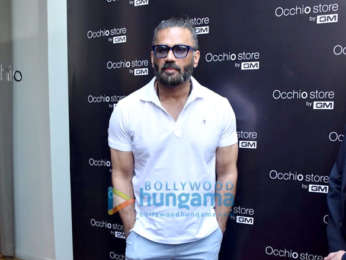 Photos: Suniel Shetty snapped at the launch of the GM Occhio store