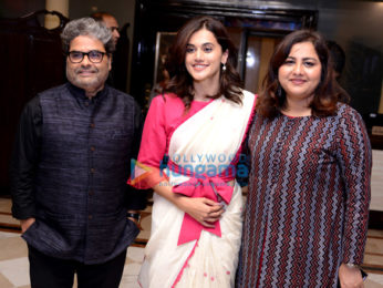 Photos: Taapsee Pannu, Vishal Bhardwaj and Anubhav Sinha snapped during Thappad press conference