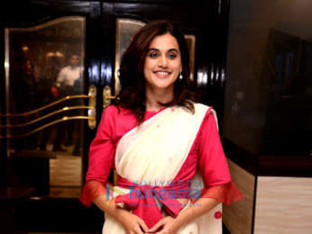 Photos: Taapsee Pannu, Vishal Bhardwaj and Anubhav Sinha snapped during Thappad press conference